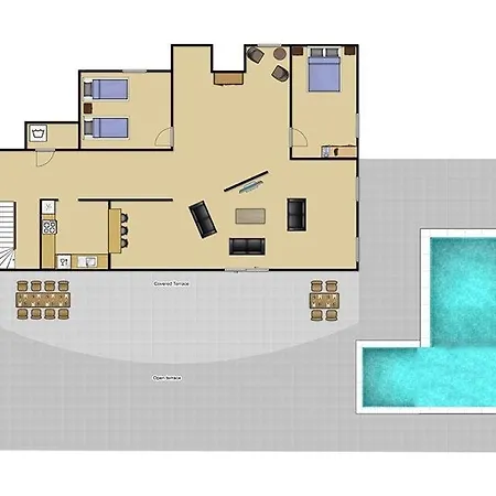 Villa Puerto Del Carmen Sleeps 12 Pool Air Con Wifi